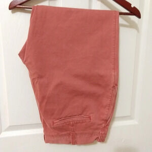 J Crew pants, "Broken In" Slim Chinos, red, 36W